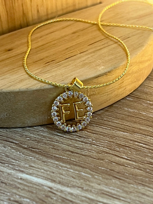 Cadena fe rodio grande