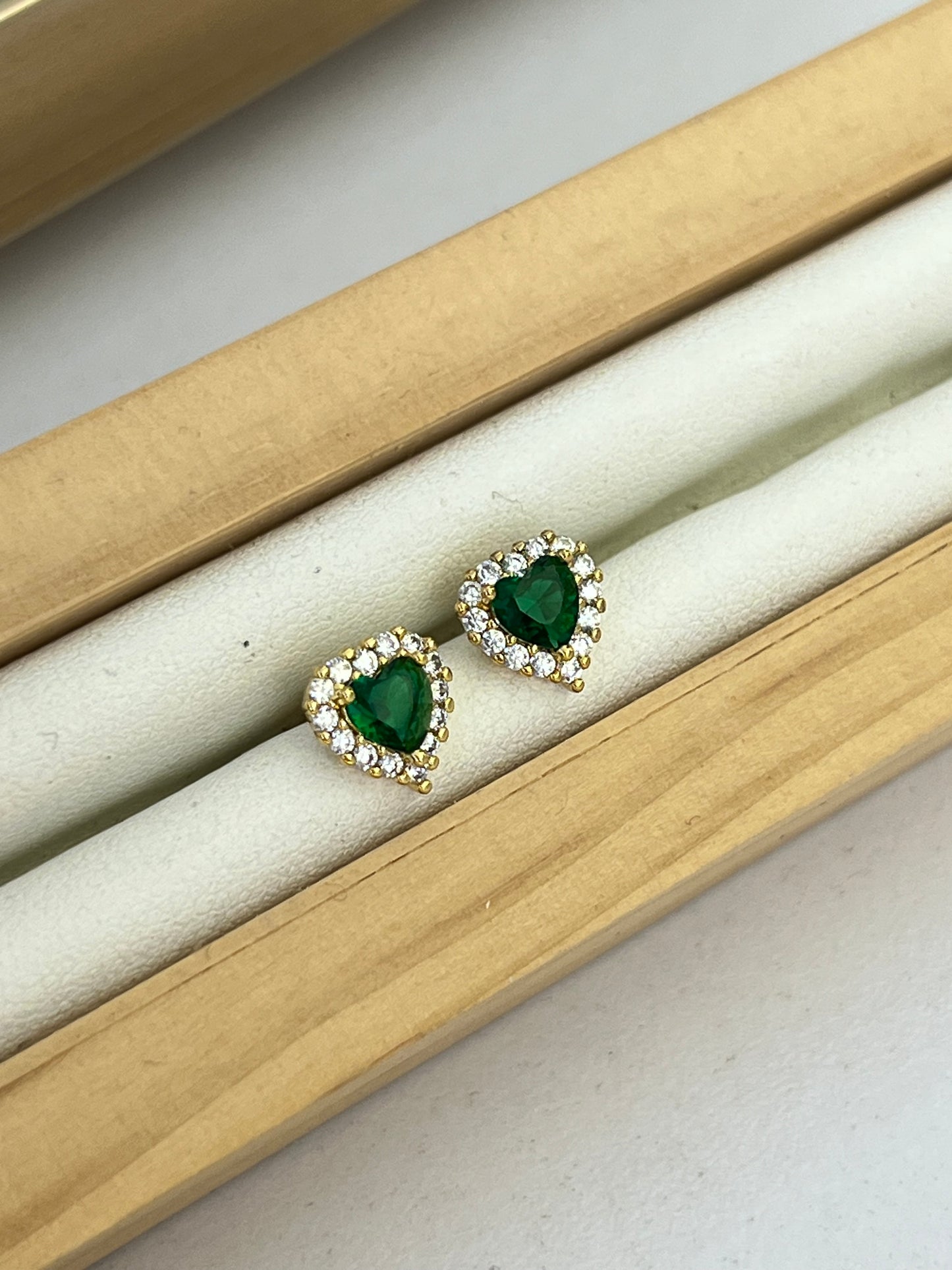 Topo rodio corazón diamante