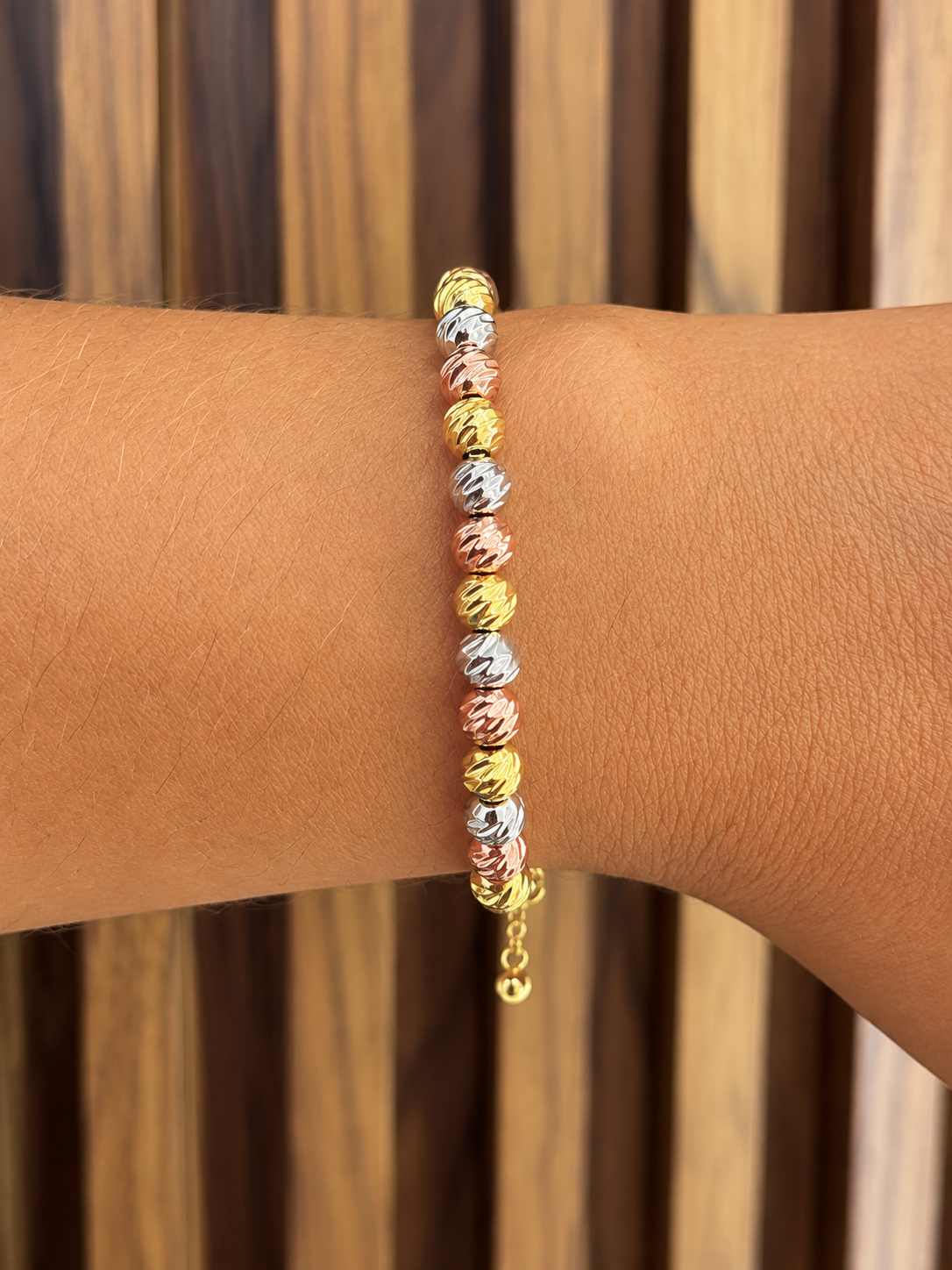 Pulsera 3 colores diamantados