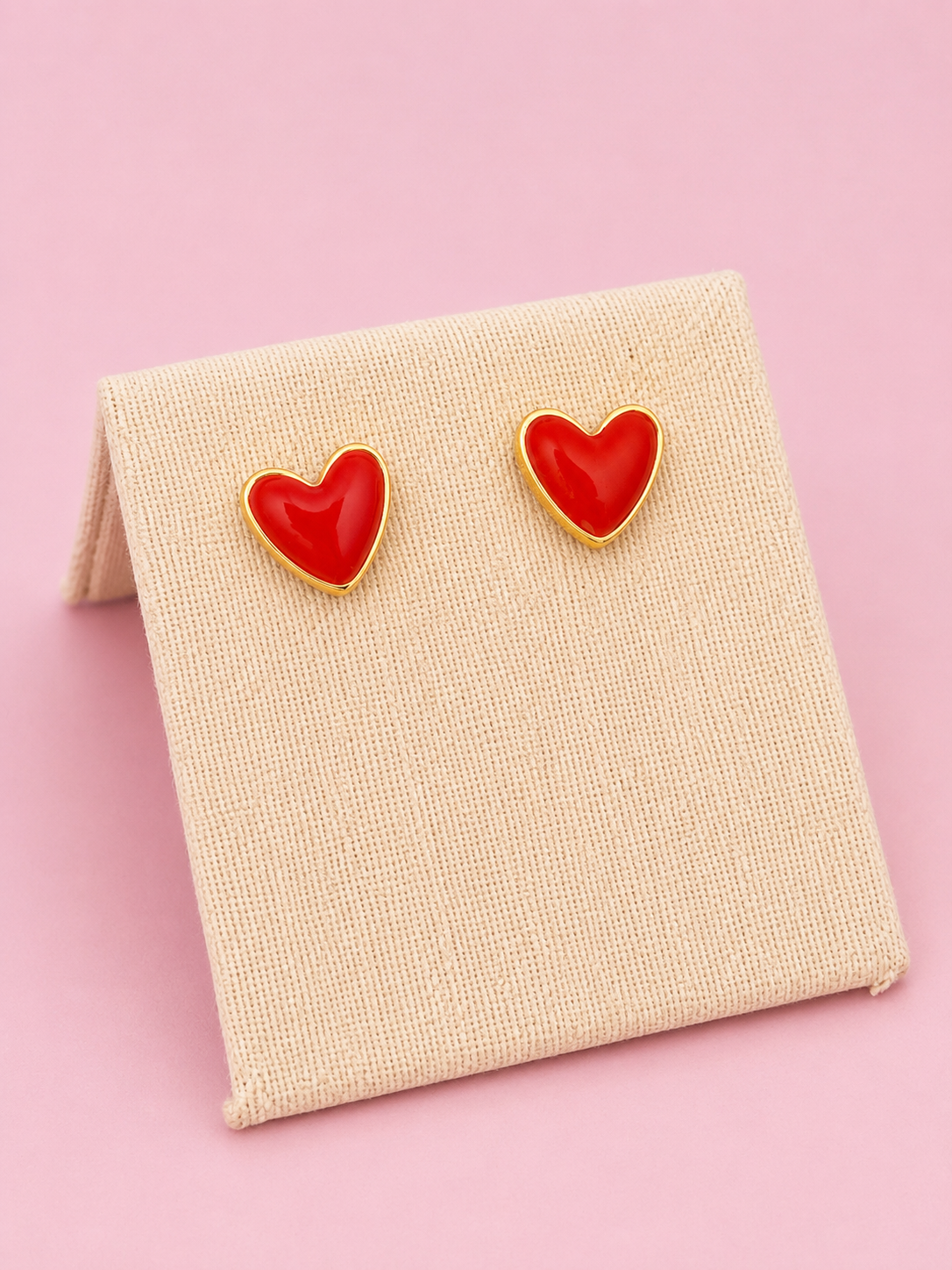 Topo MINI corazón rojo
