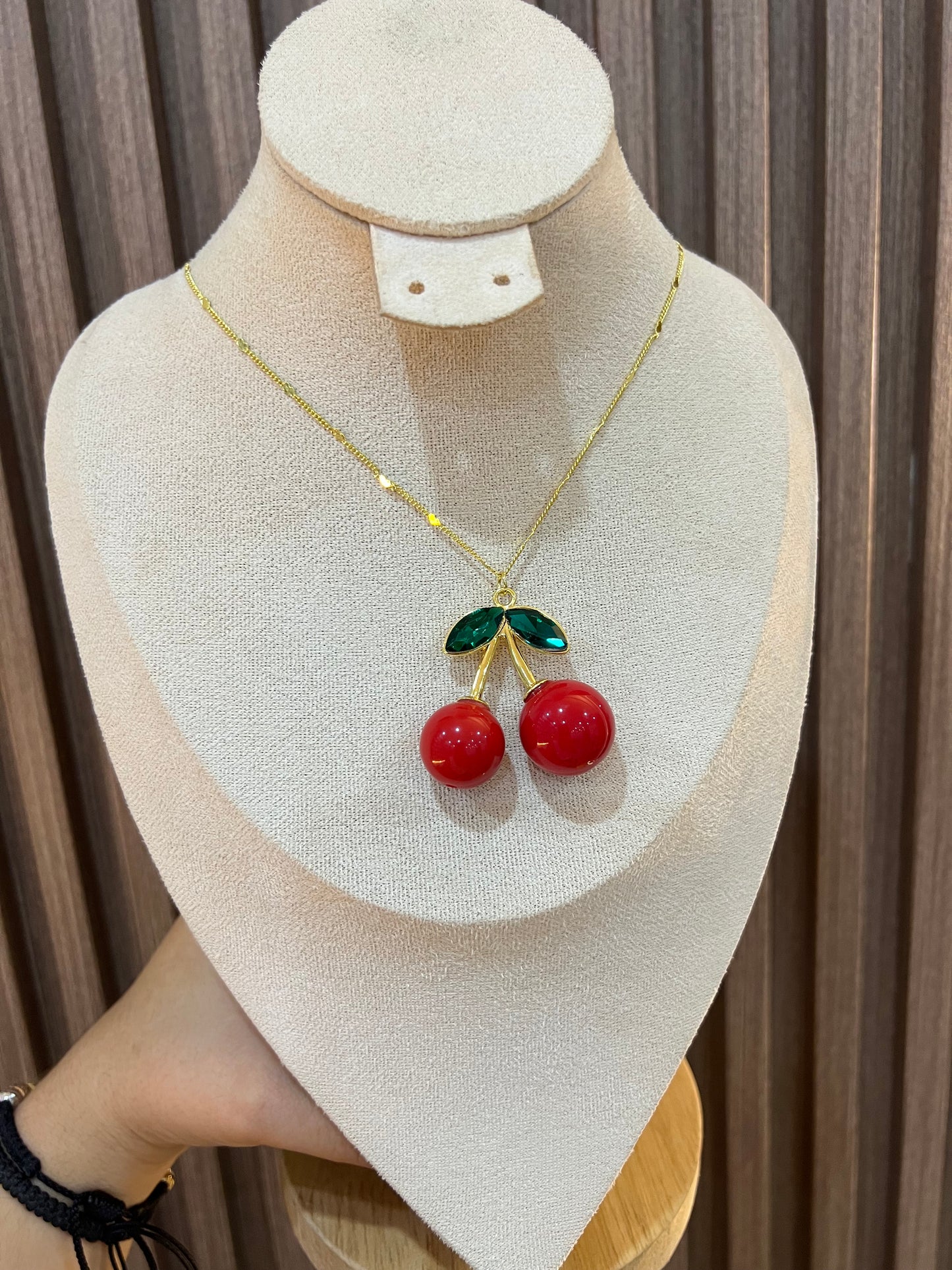 Cadena Maxi cereza rodio