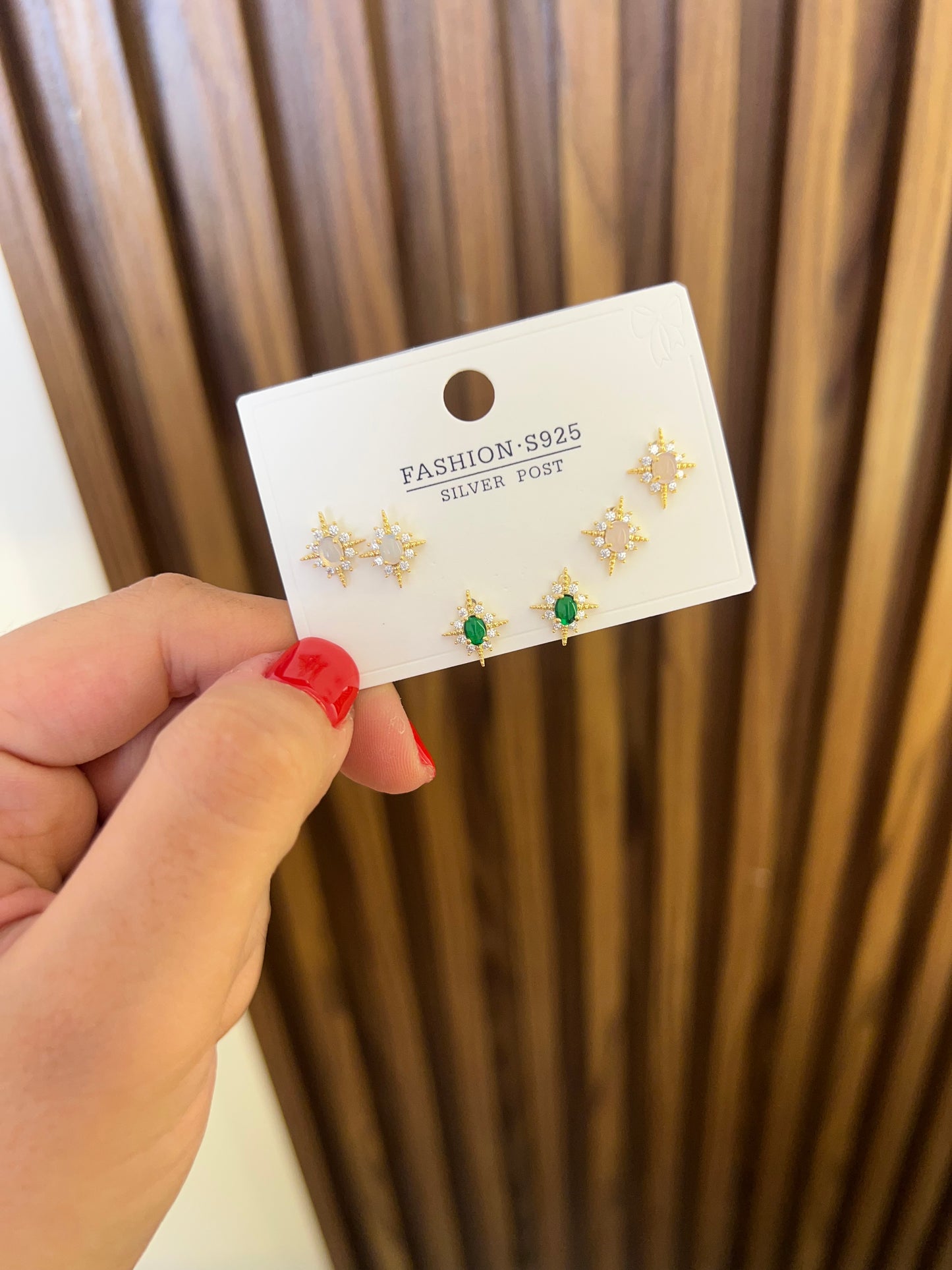 Set x3 estrellas colores