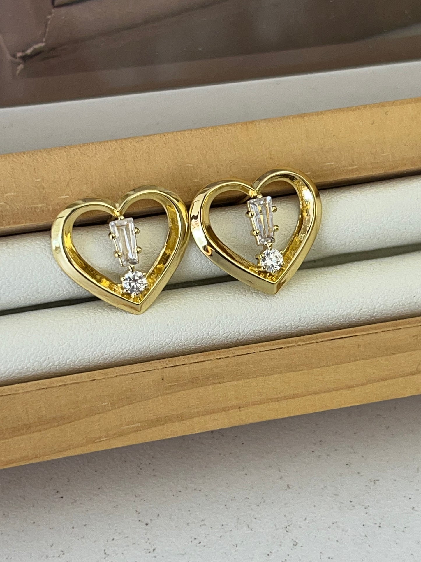 Topo corazón diamante