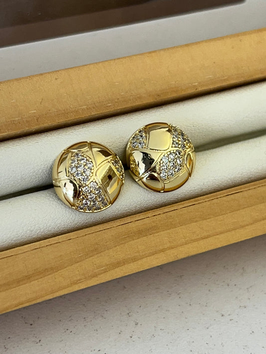 Topo medio círculo brillante