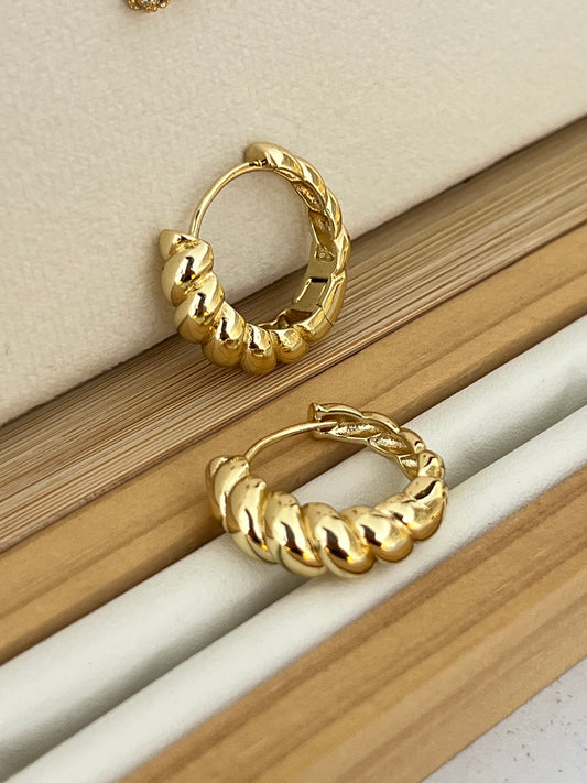 Arete entorchado grandes