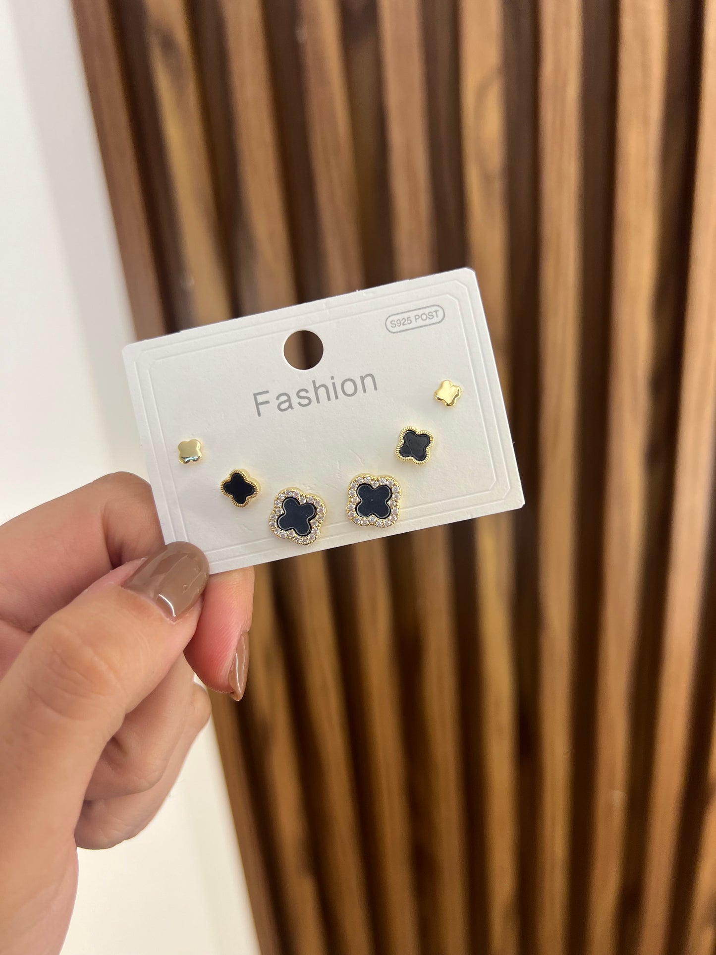 Topo trébol grande brillante