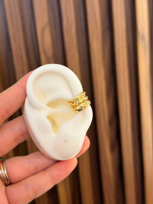 Earcuff CHUNKY líneas