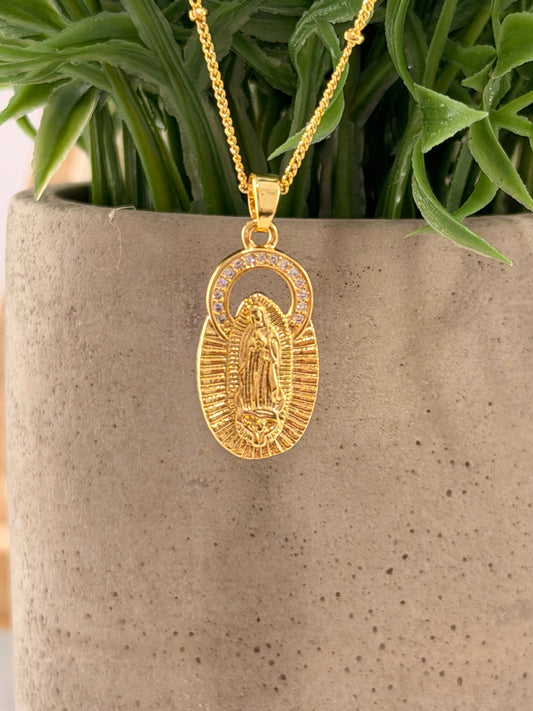 Cadena virgen guadalupana