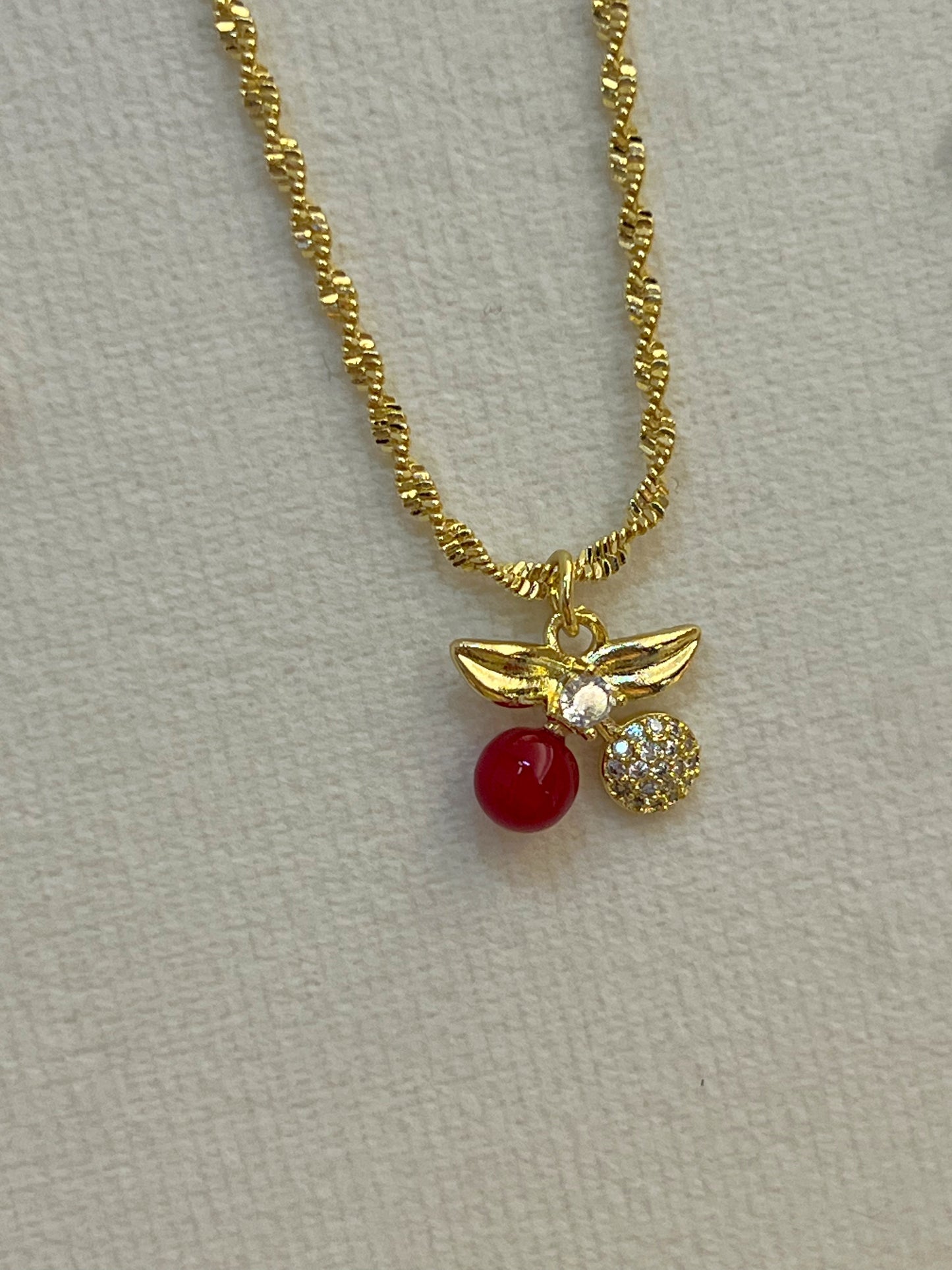 Cadenas rodio cereza (elige la tuya )