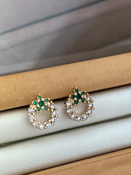 Topos círculo y estrella verde