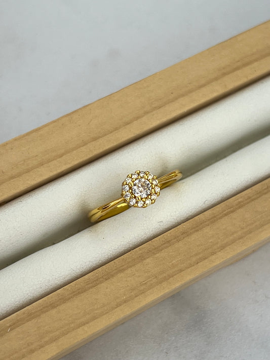 Anillo graduable rodio compromiso