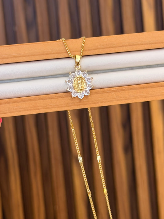 cadena virgen diamante