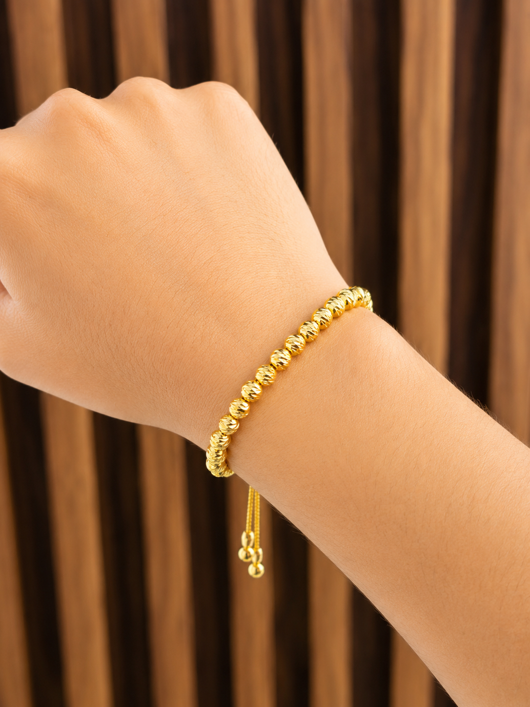Pulsera balín diamantado #6