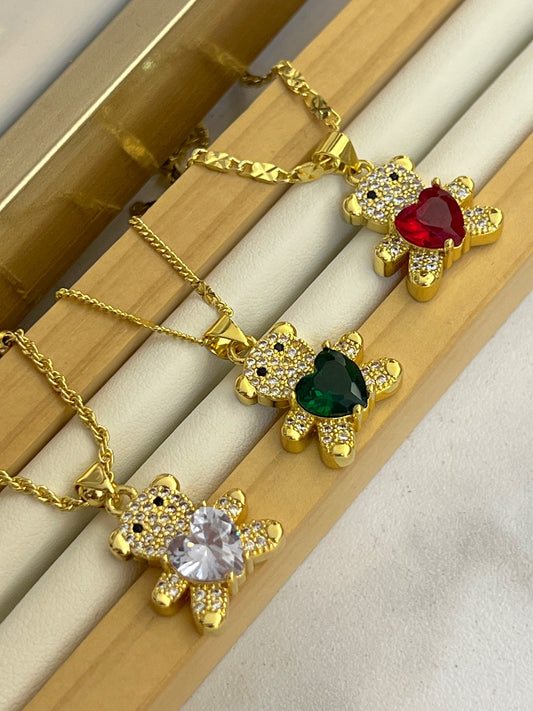 Oso corazón (elige color )