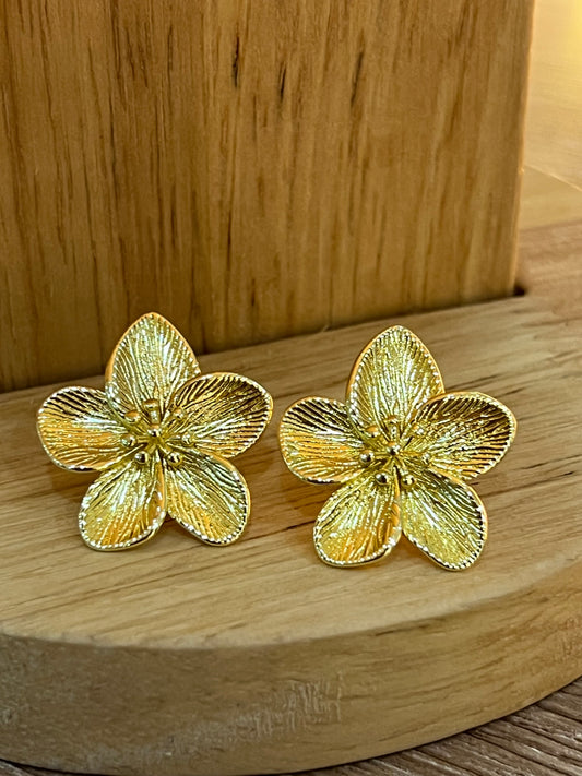 arete topo flor rodio
