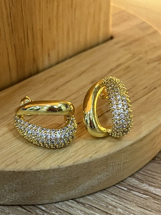 Topo rodio 2 líneas con brillantes