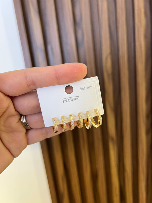 Set x3 Rodio Candongas Brillantes