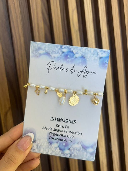 Pulsera perla protección