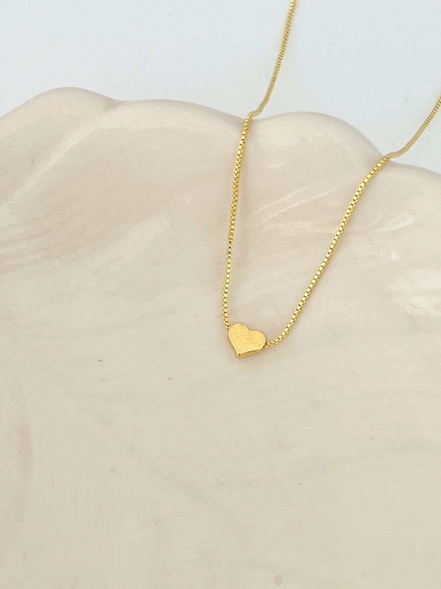 Cadena rodio corazon Cadena graduable C9989